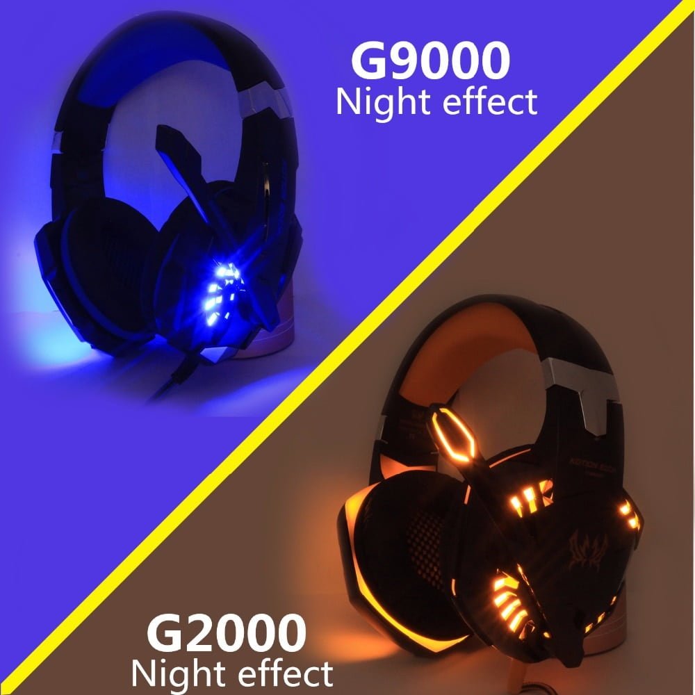 KOTION EACH Gaming Headset game Headphones Deep Bass Stereo Earphone with LED light Microphone mic for PC Laptop PS4 Xbox KOTION EACH Gaming Headset game Headphones Deep Bass Stereo Earphone with LED light Microphone mic for PC Laptop PS4 Xbox