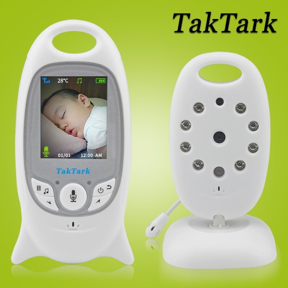 Wireless Video Baby Monitor 2.0 inch Color Security Camera 2 Way Talk NightVision IR LED Temperature Monitoring with 8 Lullaby Wireless Video Baby Monitor 2.0 inch Color Security Camera 2 Way Talk NightVision IR LED Temperature Monitoring with 8 Lullaby