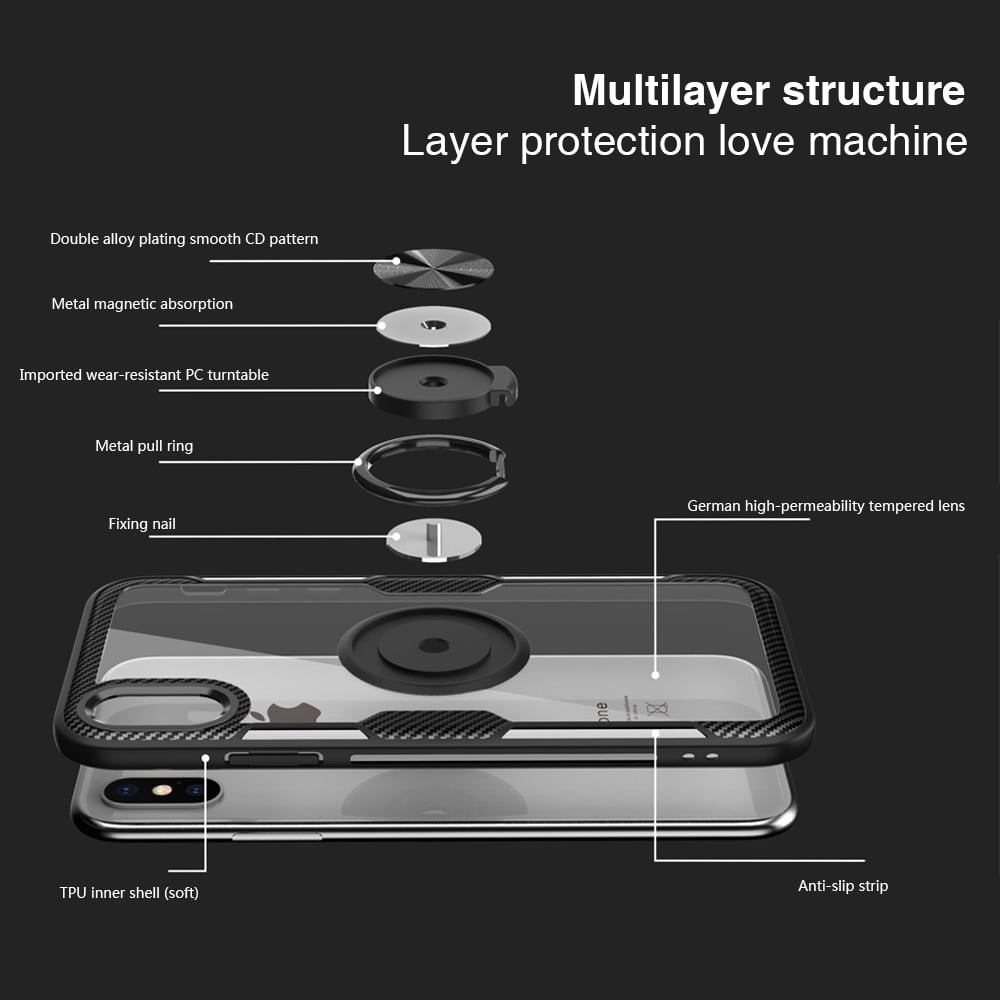 For Apple iphone 11 Pro Max Cover Stand Holder Magnetic Ring Case For iphone XS Max XR X iphone 11 Pro SE 2020 12 Pro mini Case