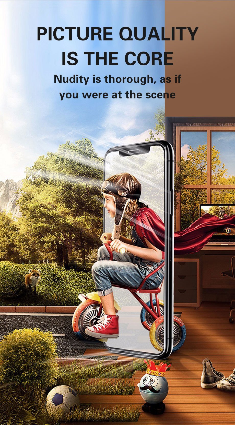 3PCS Full Cover Tempered Glass On the For iPhone 7 8 6 6s Plus X Screen Protector On iPhone X XR XS MAX SE 5 5s 11 12 Pro Glass