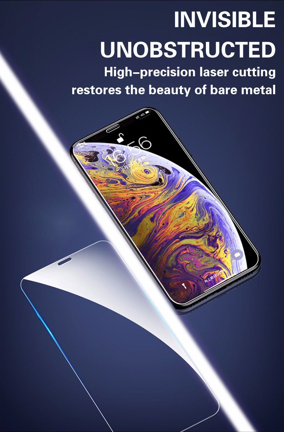 3PCS Full Cover Tempered Glass On the For iPhone 7 8 6 6s Plus X Screen Protector On iPhone X XR XS MAX SE 5 5s 11 12 Pro Glass