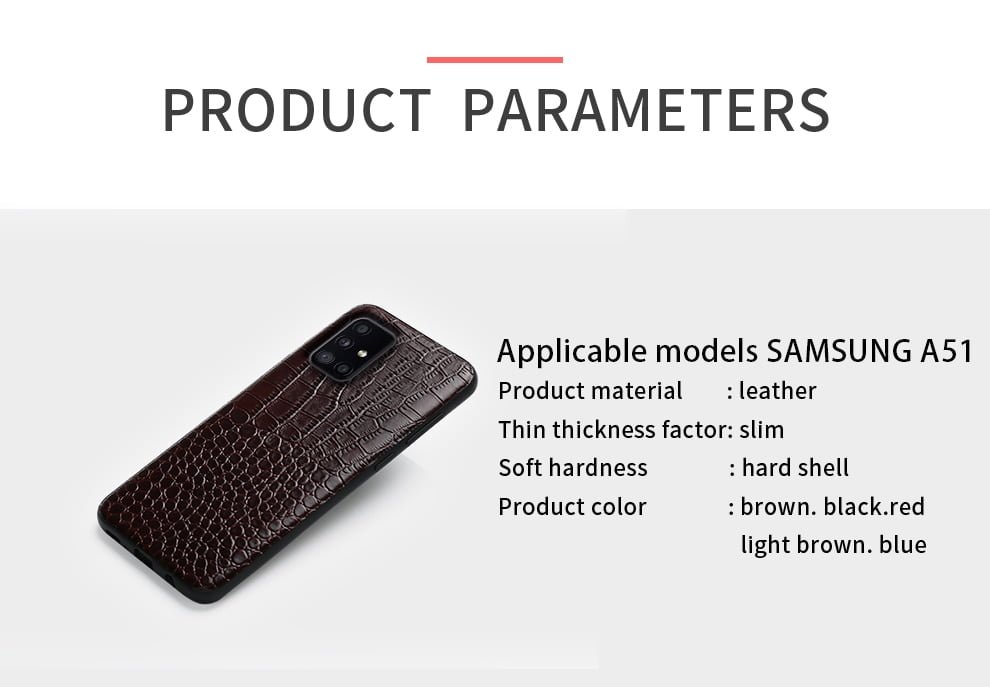 Genuine Leather Cover Case for Samsung Galaxy S A & NOTE Series phones