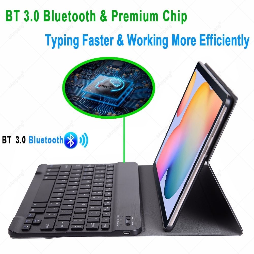 Case for Samsung Galaxy Tab S6 Lite 10.4 Keyboard Case Tab S6 10.5 S7 11 Cover Russian Spanish English Korean Bluetooth Keyboard Case for Samsung Galaxy Tab S6 Lite 10.4 Keyboard Case Tab S6 10.5 S7 11 Cover Russian Spanish English Korean Bluetooth Keyboard