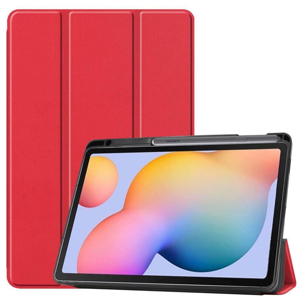 iBuyiWin Soft Silicone Smart Case for Samsung Galaxy Tab S6 Lite 10.4 SM-P610/P615 Tablet Capa Cover With Pencil Holder Funda