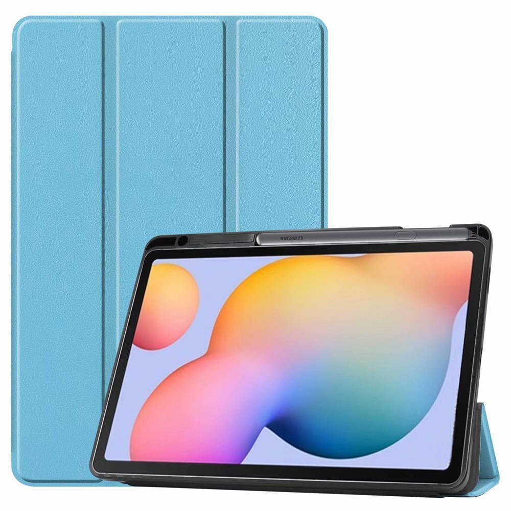 iBuyiWin Soft Silicone Smart Case for Samsung Galaxy Tab S6 Lite 10.4 SM-P610/P615 Tablet Capa Cover With Pencil Holder Funda