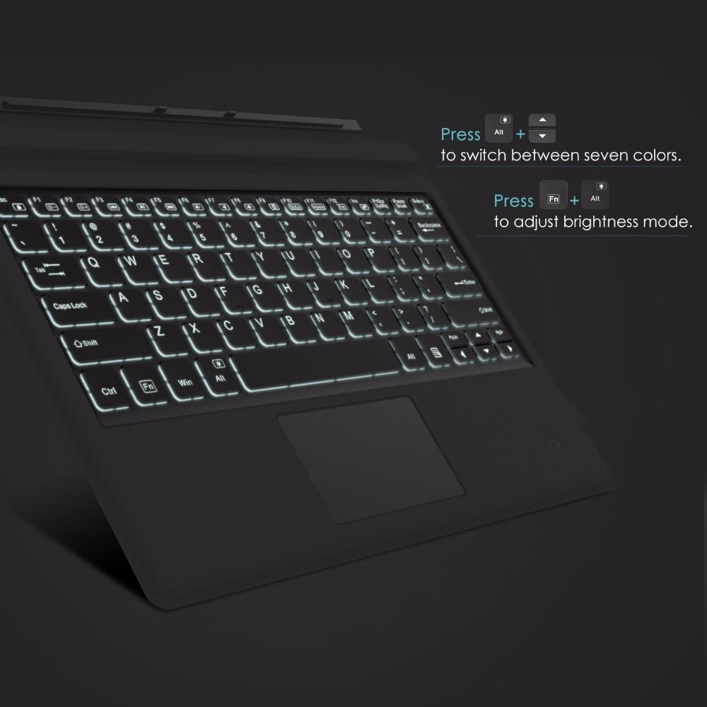 Type Cover for Microsoft Surface Pro 7/Pro 6/Surface Pro 5 (Pro 2017)/Pro 4,Ultra-Slim Wireless Bluetooth Keyboard with Trackpad Type Cover for Microsoft Surface Pro 7/Pro 6/Surface Pro 5 (Pro 2017)/Pro 4,Ultra-Slim Wireless Bluetooth Keyboard with Trackpad