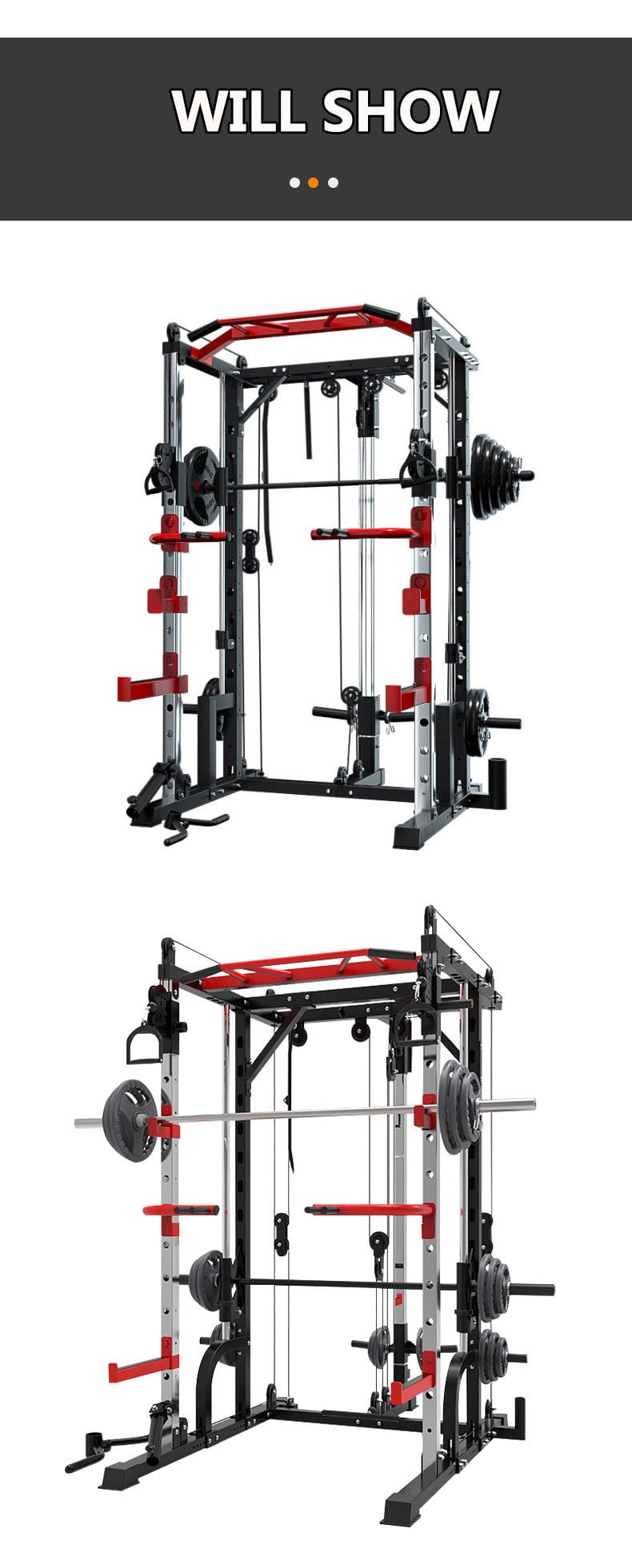 2021 Home Gym Large Fitness Equipment Musculation Portable Smith Fitness Machine Workout Equipment Hip Train Squat Rack Muscle 2021 Home Gym Large Fitness Equipment Musculation Portable Smith Fitness Machine Workout Equipment Hip Train Squat Rack Muscle