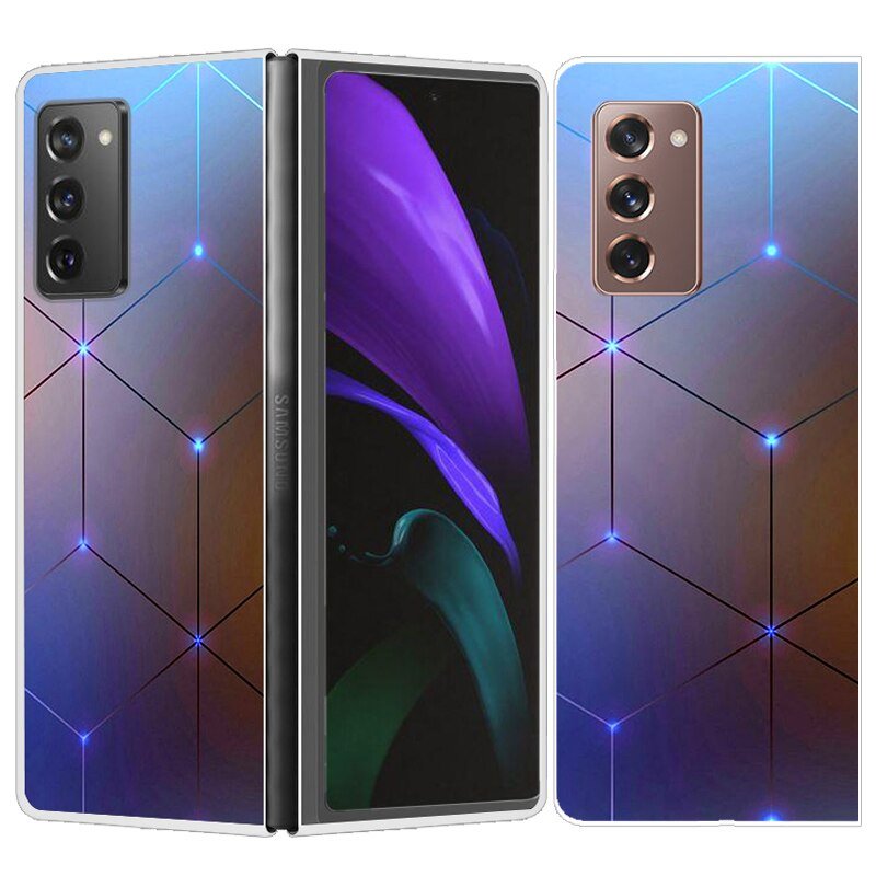 Samsung Galaxy Z Fold 2 and 3 Case Shockproof Hard Plastic PC Cover 