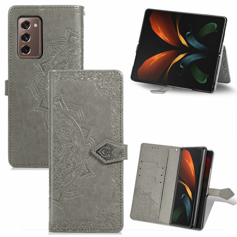 3D Mandala Wallet Leather Coque for Samsung Z Fold 2 Fold3 5G Case Book Etui Samsung Galaxy Z Fold 3 Case Fold2 Flip Cover Funda