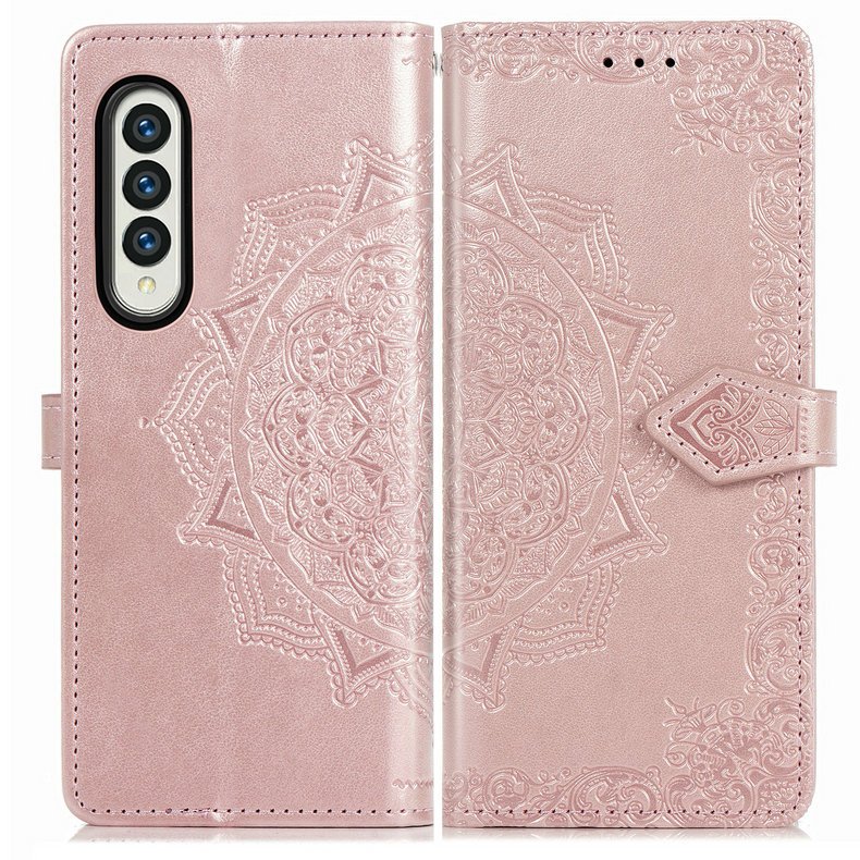 3D Mandala Wallet Leather Coque for Samsung Z Fold 2 Fold3 5G Case Book Etui Samsung Galaxy Z Fold 3 Case Fold2 Flip Cover Funda