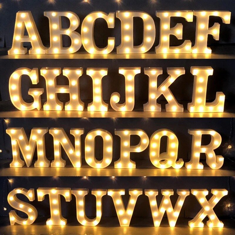 Decorative LED Letter and Digits Light