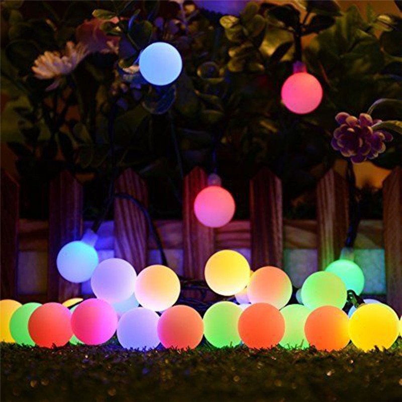 Colorful Outdoor Solar Light String