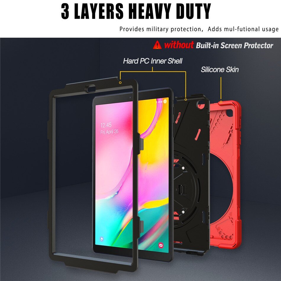 Heavy Duty Rugged Shockproof Case for Samsung Tab