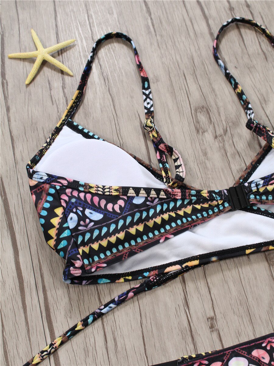 Women's Boho Style Bikini Set