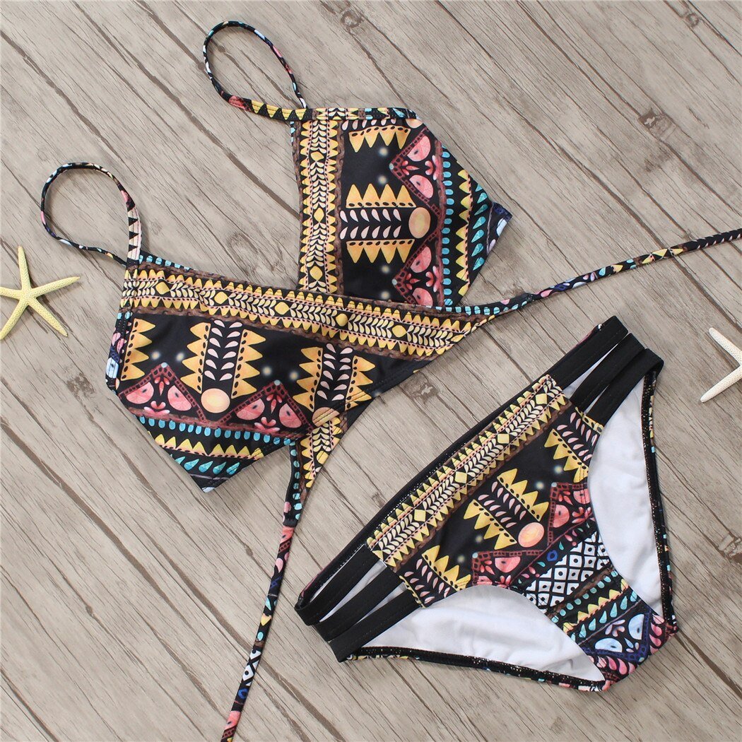 Women's Boho Style Bikini Set