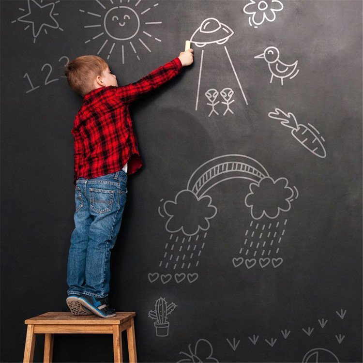Removable Chalk Board Wall Sticker