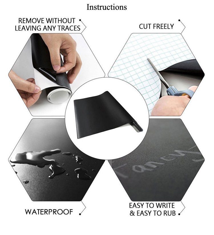 Removable Chalk Board Wall Sticker