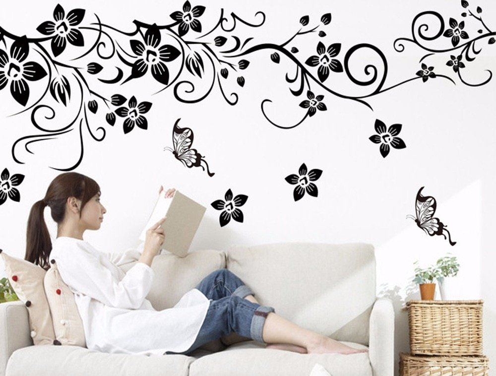 Romantic Sakura Flower Wall Sticker