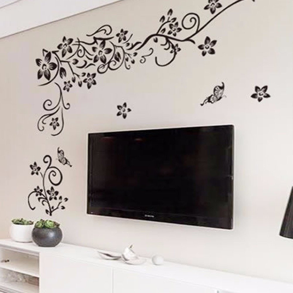 Romantic Sakura Flower Wall Sticker