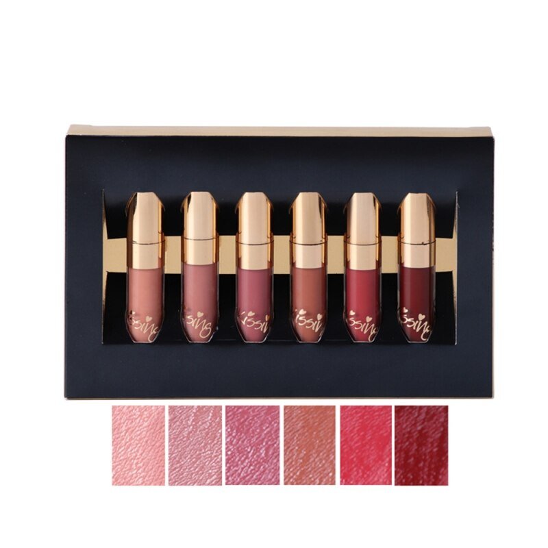 Velvet Matte Lip Gloss 6 Pcs Set