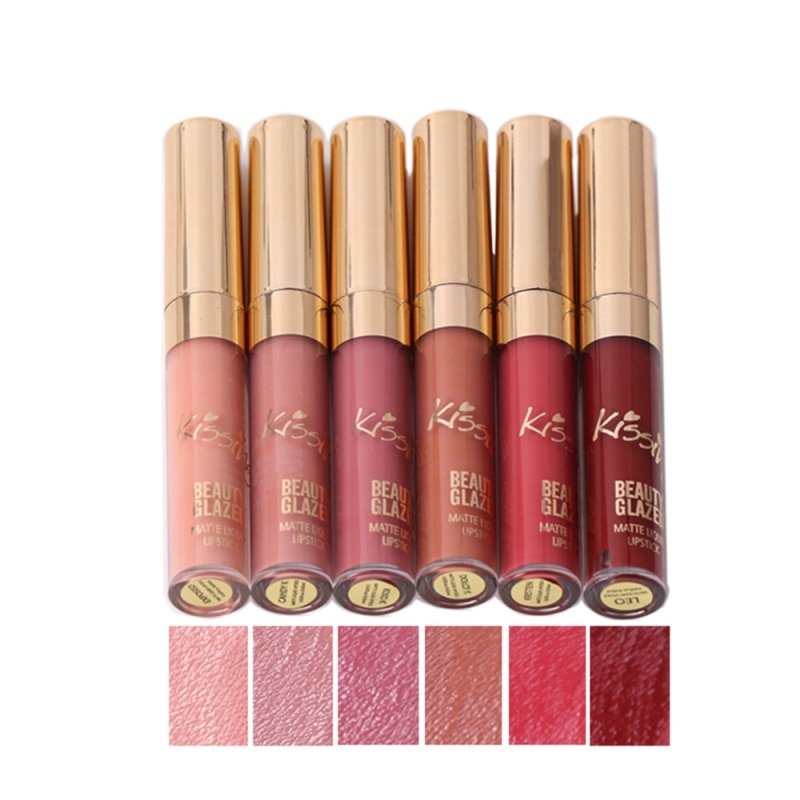 Velvet Matte Lip Gloss 6 Pcs Set
