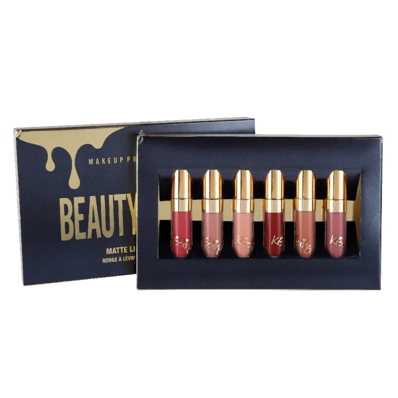 Velvet Matte Lip Gloss 6 Pcs Set