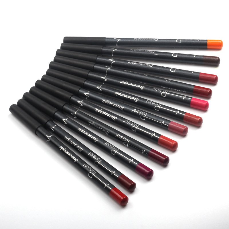 12 Pieces of Stylish Waterproof Matte Lip Liner