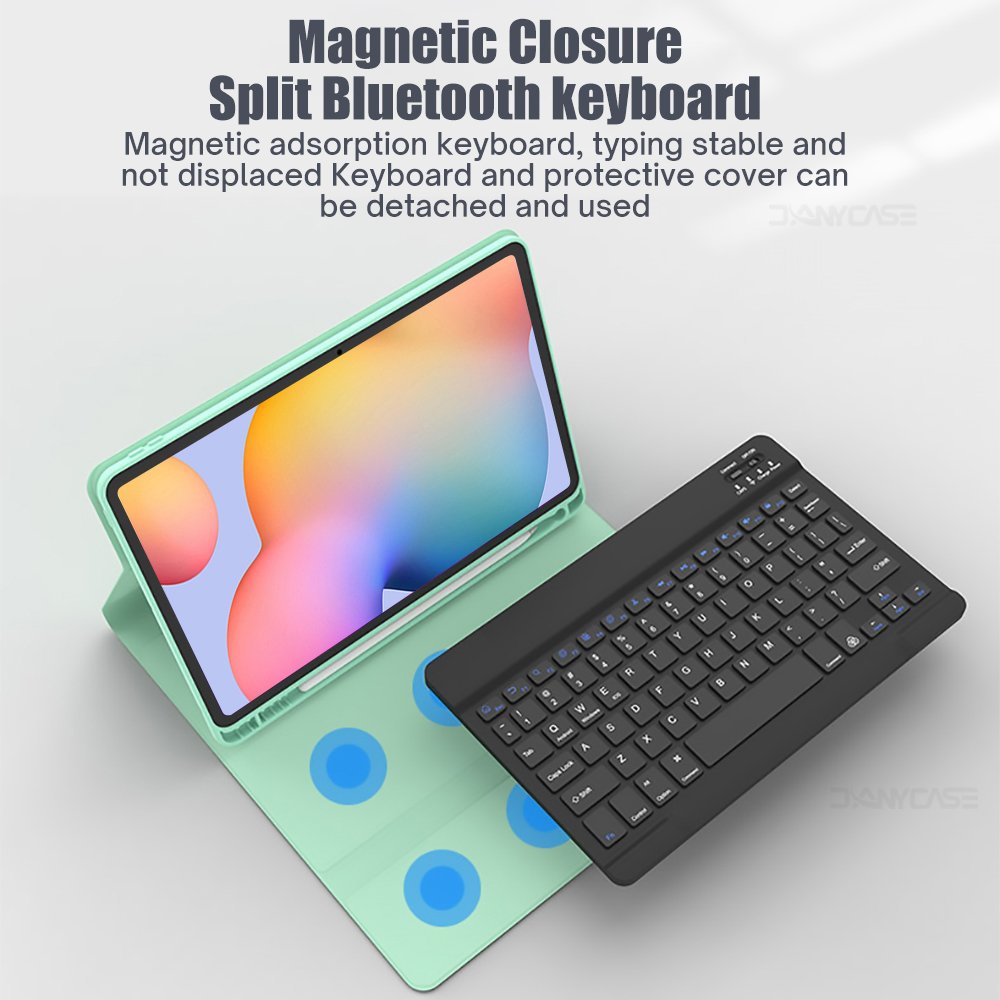 For Samsung Galaxy Tab A8 10.5 A7 10.4 S6 Lite 10.4 S7 S8 11 S7 Plus S7 FE S8 Plus 12.4 Case with Keyboard Funda Tablet Cover For Samsung Galaxy Tab A8 10.5 A7 10.4 S6 Lite 10.4 S7 S8 11 S7 Plus S7 FE S8 Plus 12.4 Case with Keyboard Funda Tablet Cover