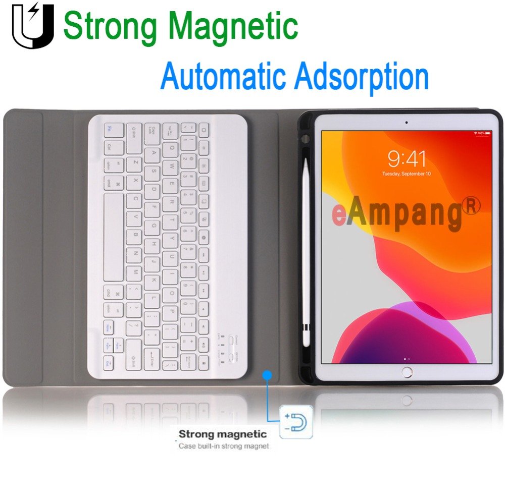 Apple iPad 7 Air 3 Pro 10.5 iPad 10.2 case with Keyboard