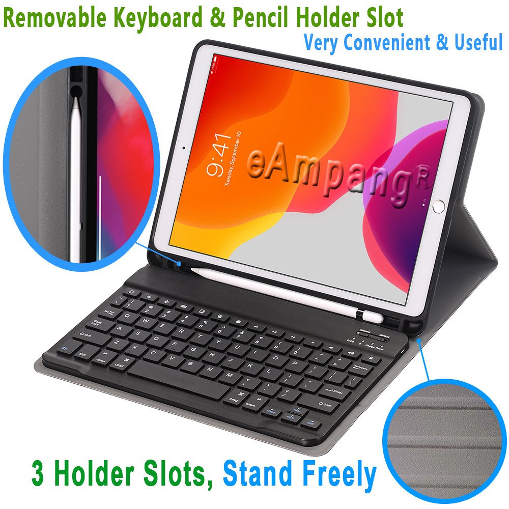 Apple iPad 7 Air 3 Pro 10.5 iPad 10.2 case with Keyboard