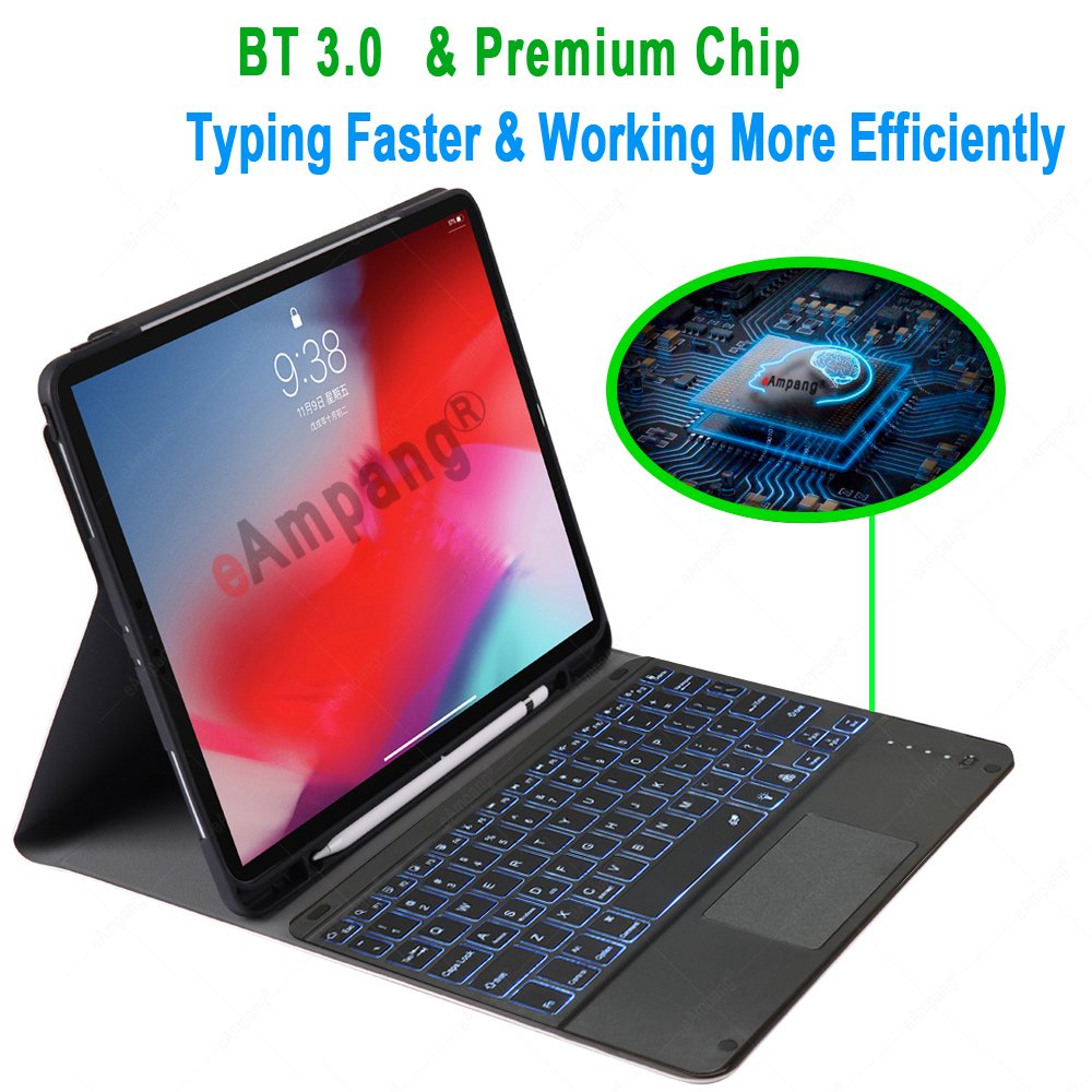 Samsung Galaxy Tab S7 Plus S8 Plus S7 FE LED Keyboard