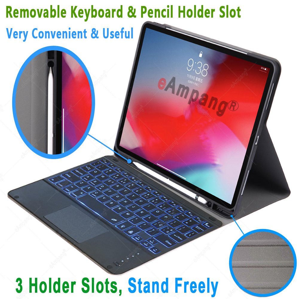 Samsung Galaxy Tab S7 Plus S8 Plus S7 FE LED Keyboard