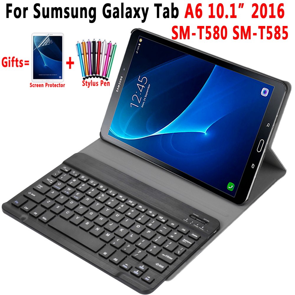 Wireless Keyboard Leather Case for Samsung Galaxy Tab A series