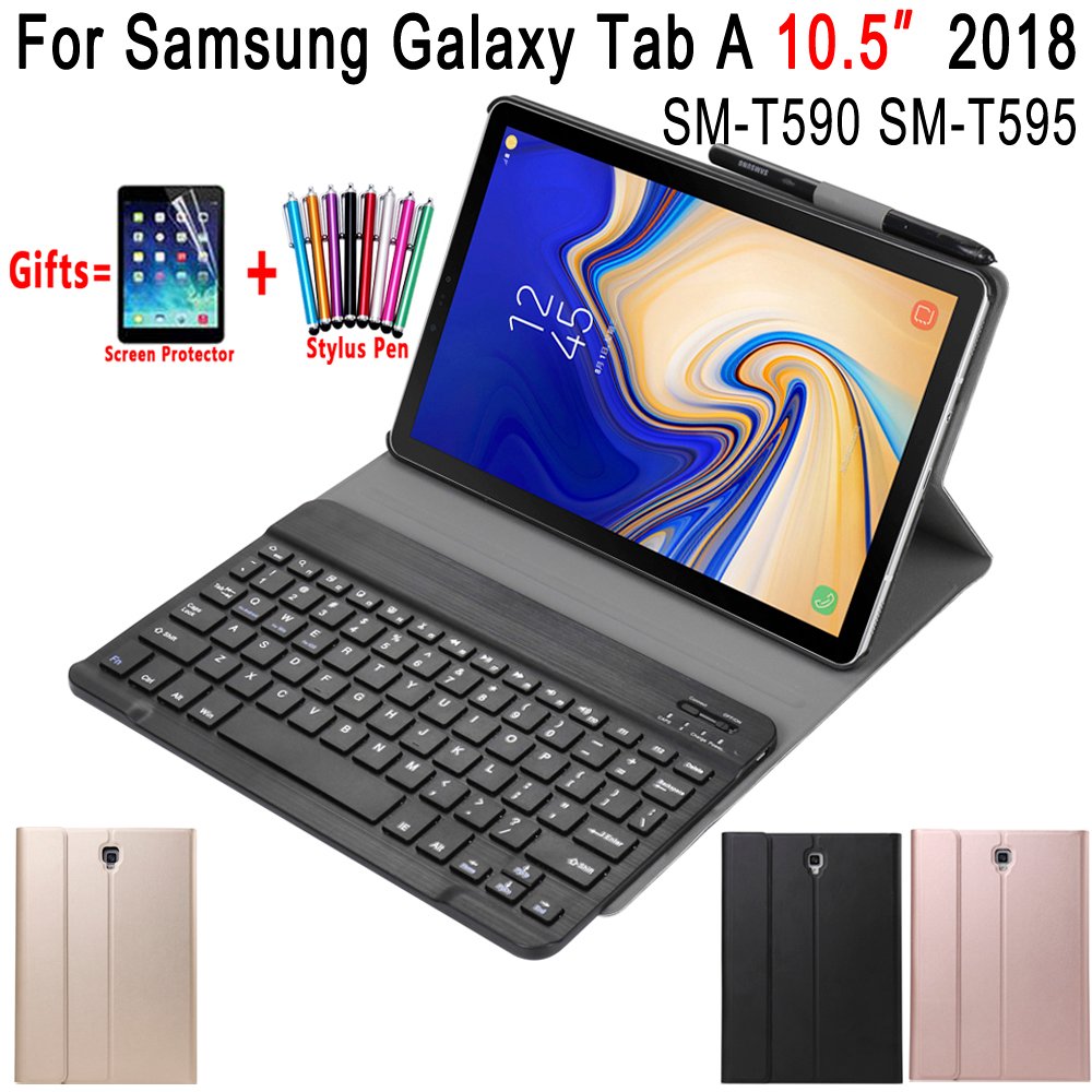 Wireless Keyboard Leather Case for Samsung Galaxy Tab A series
