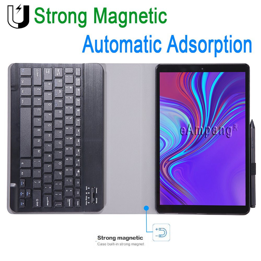 Wireless Keyboard Leather Case for Samsung Galaxy Tab A series