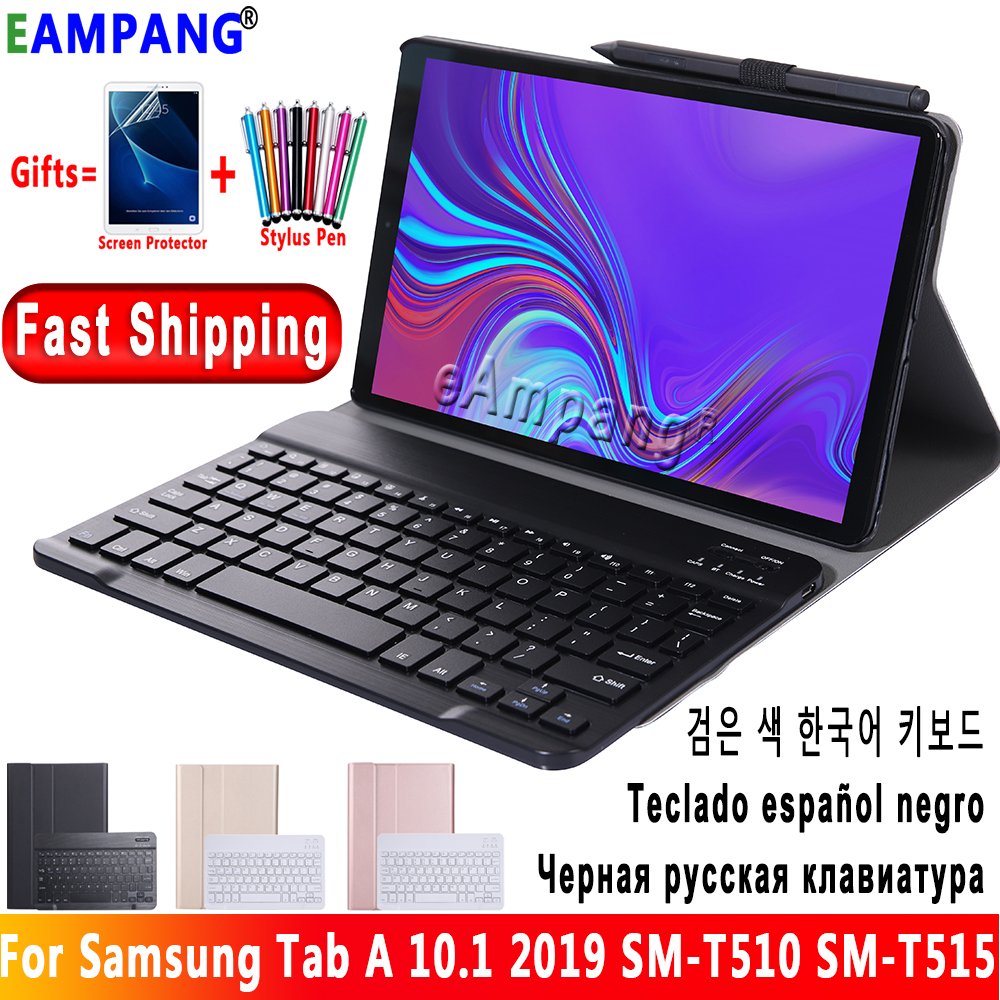 Wireless Keyboard Leather Case for Samsung Galaxy Tab A series