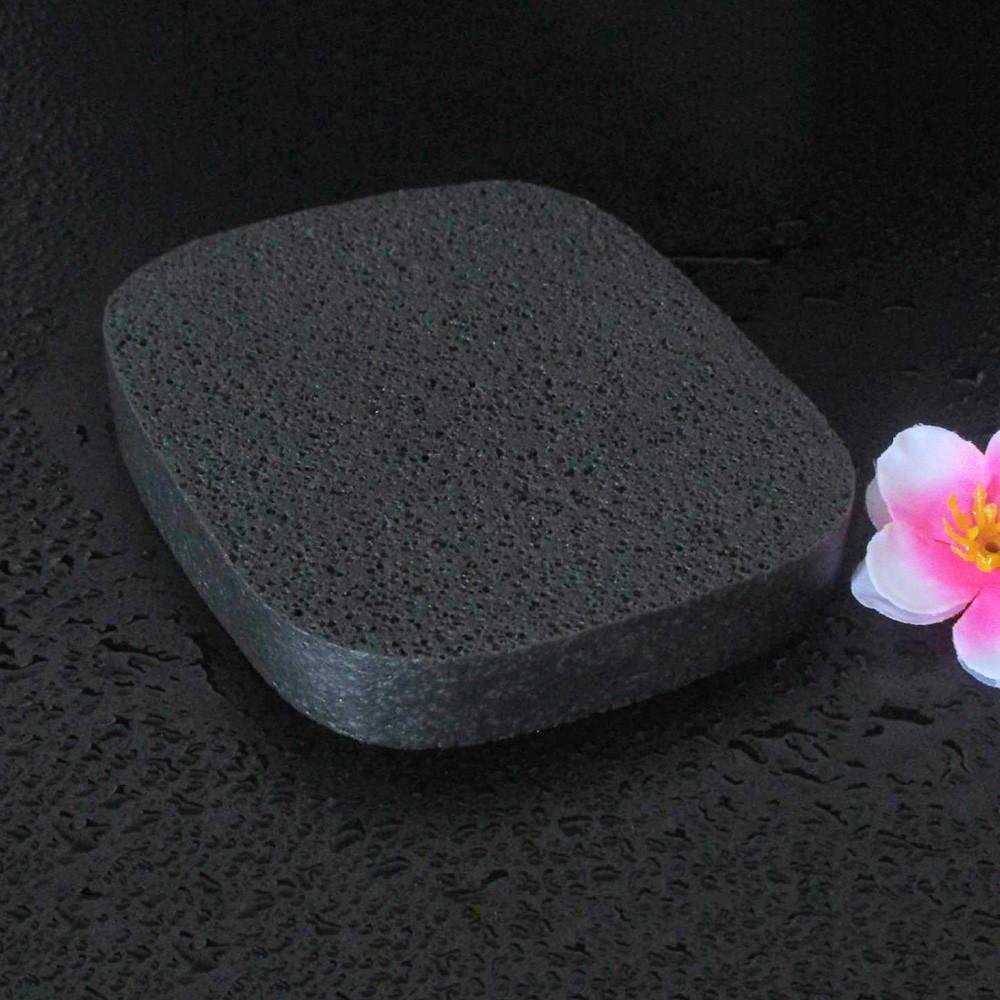 Black Bamboo Charcoal Face Sponge