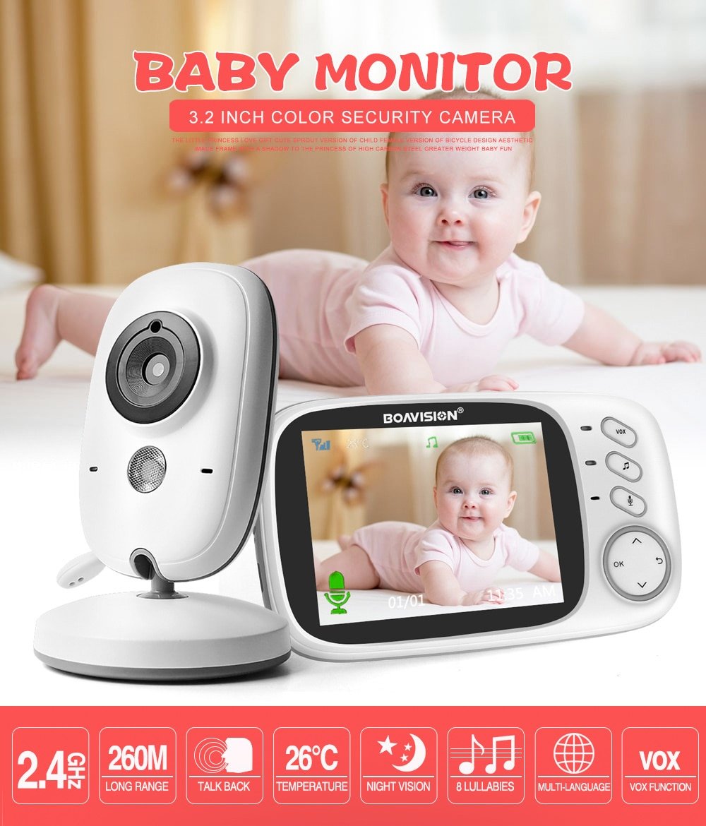 Wireless Baby Monitor with Temperature Control