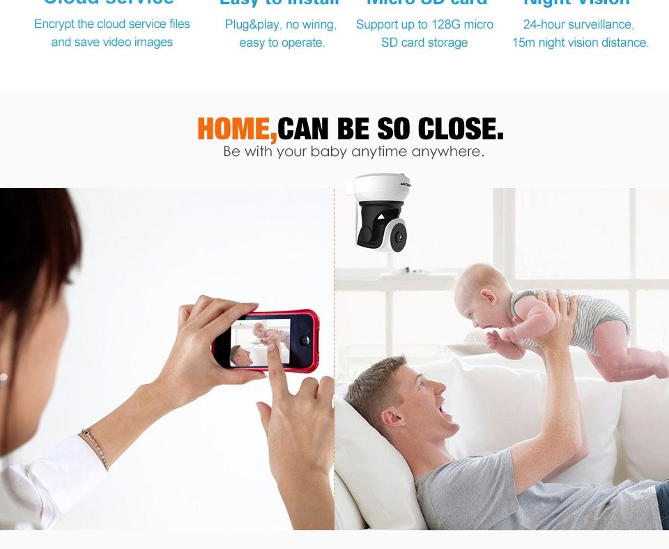 Wireless Motion Detecting Baby Monitor