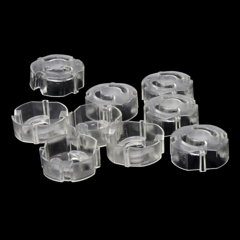 Transparent EU Power Socket Safety Plugs Set