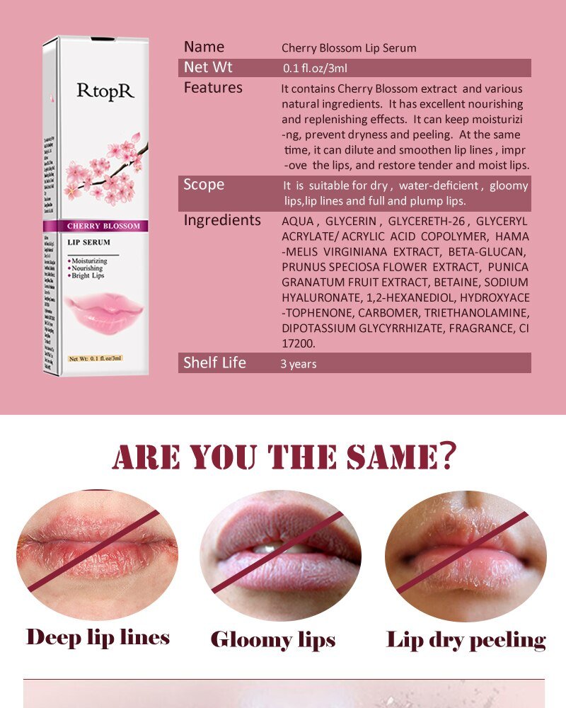 Cherry Blossom Moisturizing Lip Balm