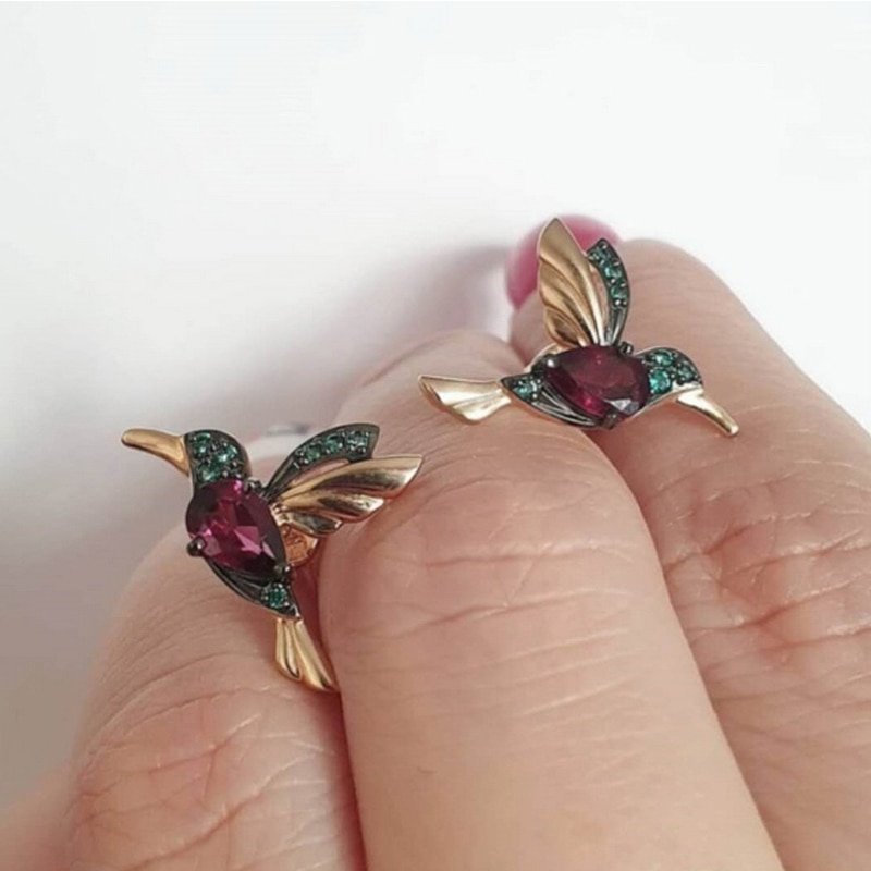 Women's Birds Long Drop Earrings