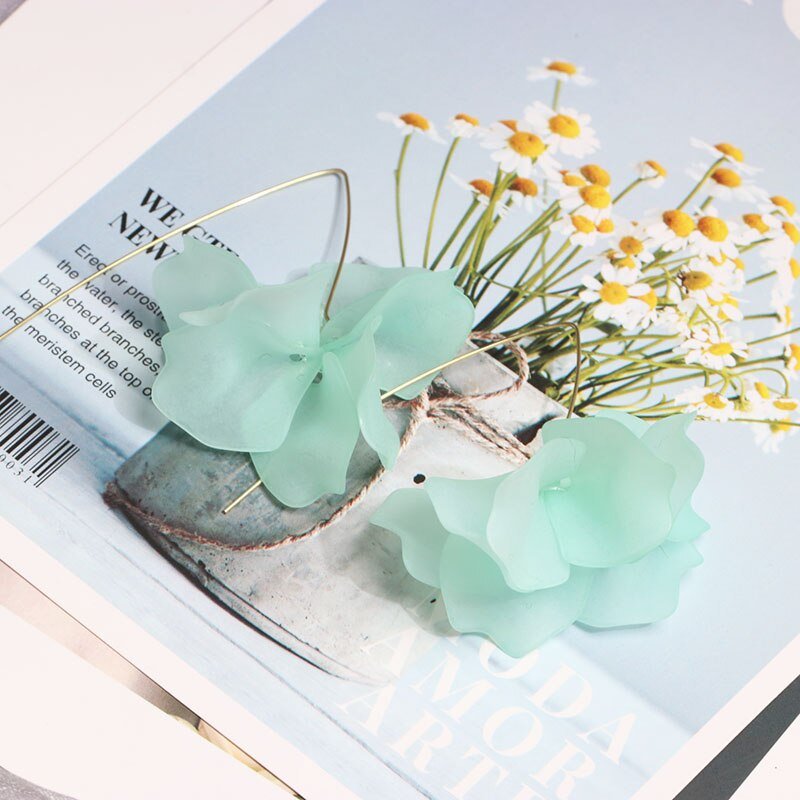 Women's Multicolored Plant Shape Earrings