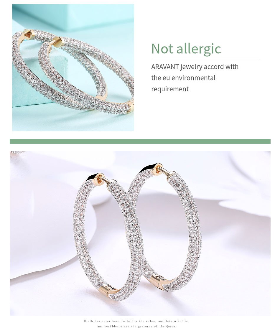 Women's 925 Sterling Silver Hoop Earrings
