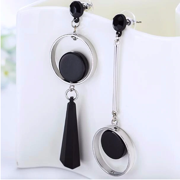 Asymmetric Geometric Stud Earrings