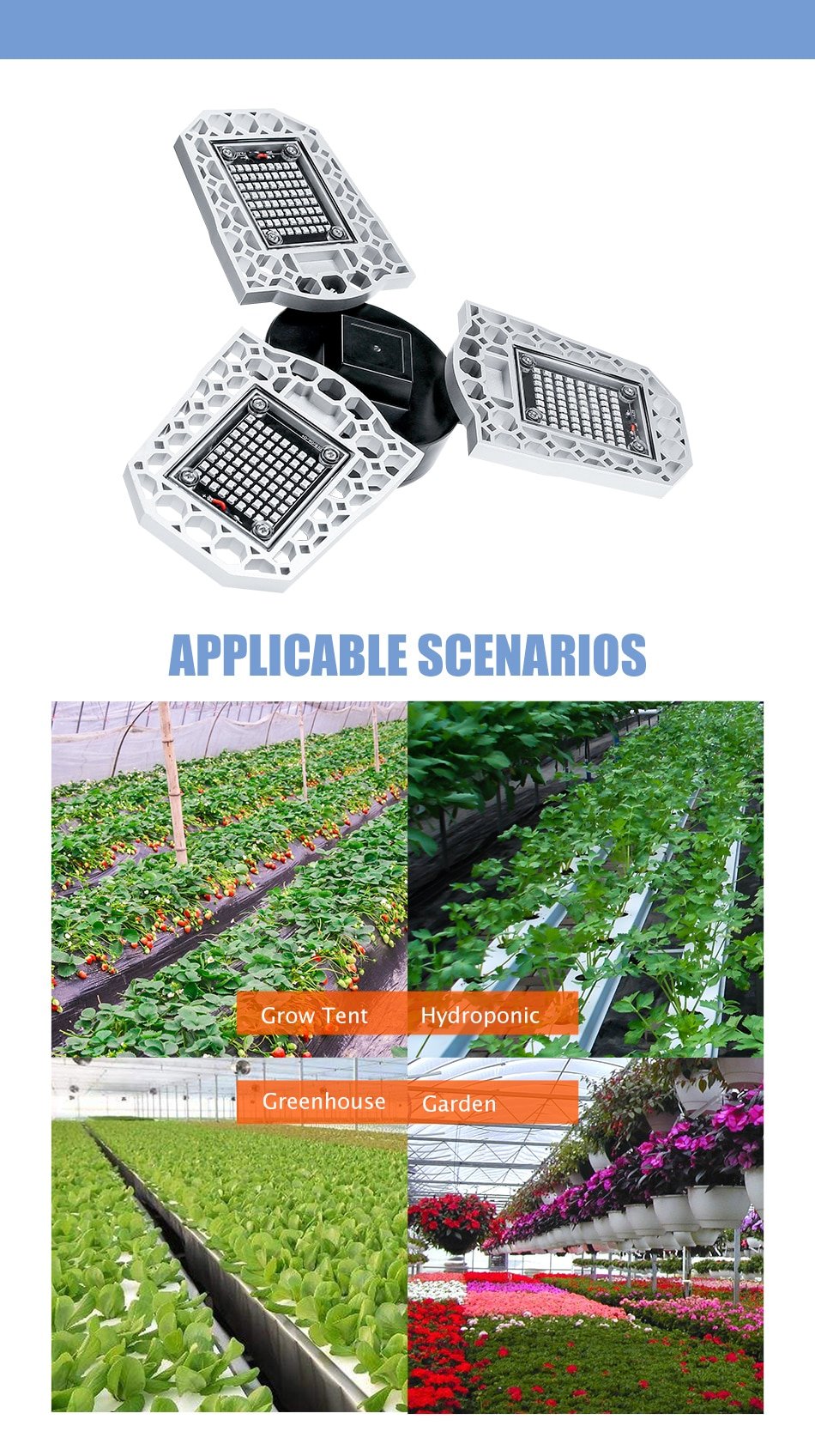 Petals Design Hydroponics Lamp Petals Design Hydroponics Lamp