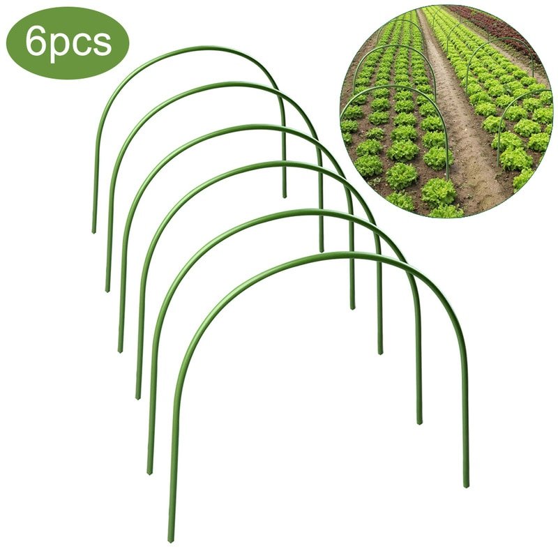 Set of 6 Greenhouse Plant Support Hoops