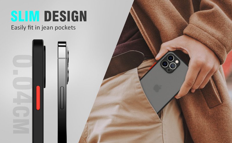 Shockproof Armor Matte Case For iPhone 13 12 11 Pro Max XR XS X 7 8 Plus SE Mini Luxury Silicone Bumper Clear Hard PC Cover Capa