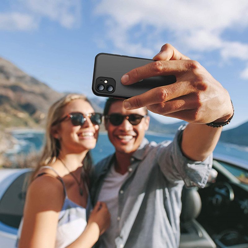 Shockproof Armor Matte Case For iPhone 13 12 11 Pro Max XR XS X 7 8 Plus SE Mini Luxury Silicone Bumper Clear Hard PC Cover Capa