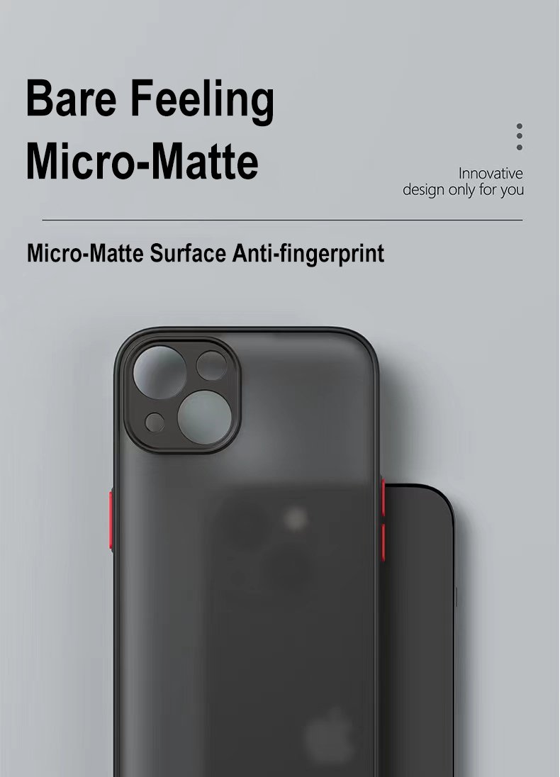 For iPhone 13 Pro Max Shockproof Bumper Clear Phone Case For iPhone 12 11 Pro Max XR X XS 7 8 Plus Soft Silicon Matte Hard Cover